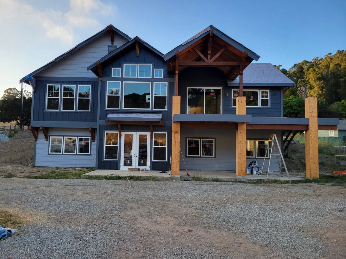 Custom home build in San Benito County