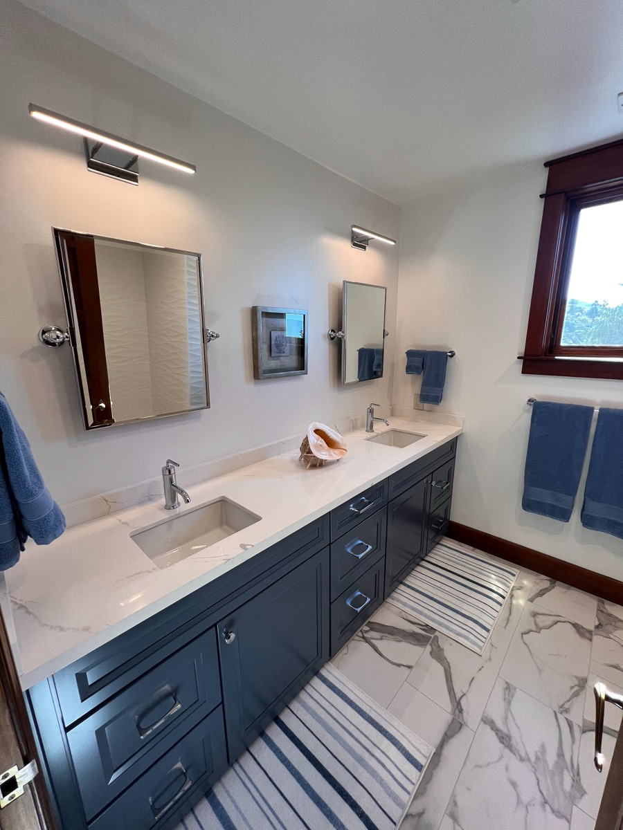 Bathroom remodel by D One Builders
