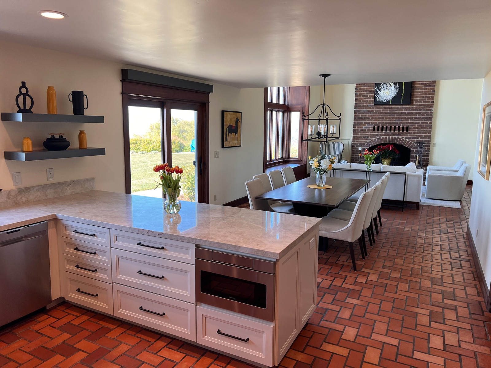 Modern kitchen remodel in San Jose with custom cabinetry and granite countertops